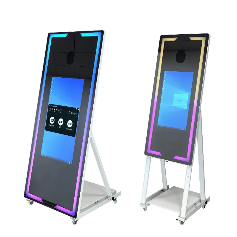 Photo Booth Machine - Mobile mirror photo booth, photo booth