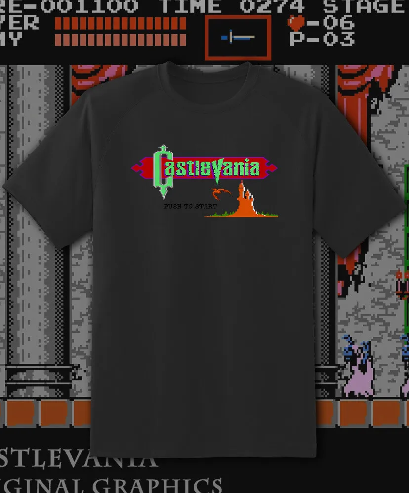 Arcade No - Castlevania NES Start Screen Retro Arcade