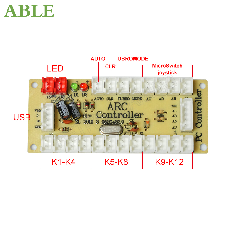 Arcade 2 Player Zero Delay Kit - Arcade Button Pcb review and price