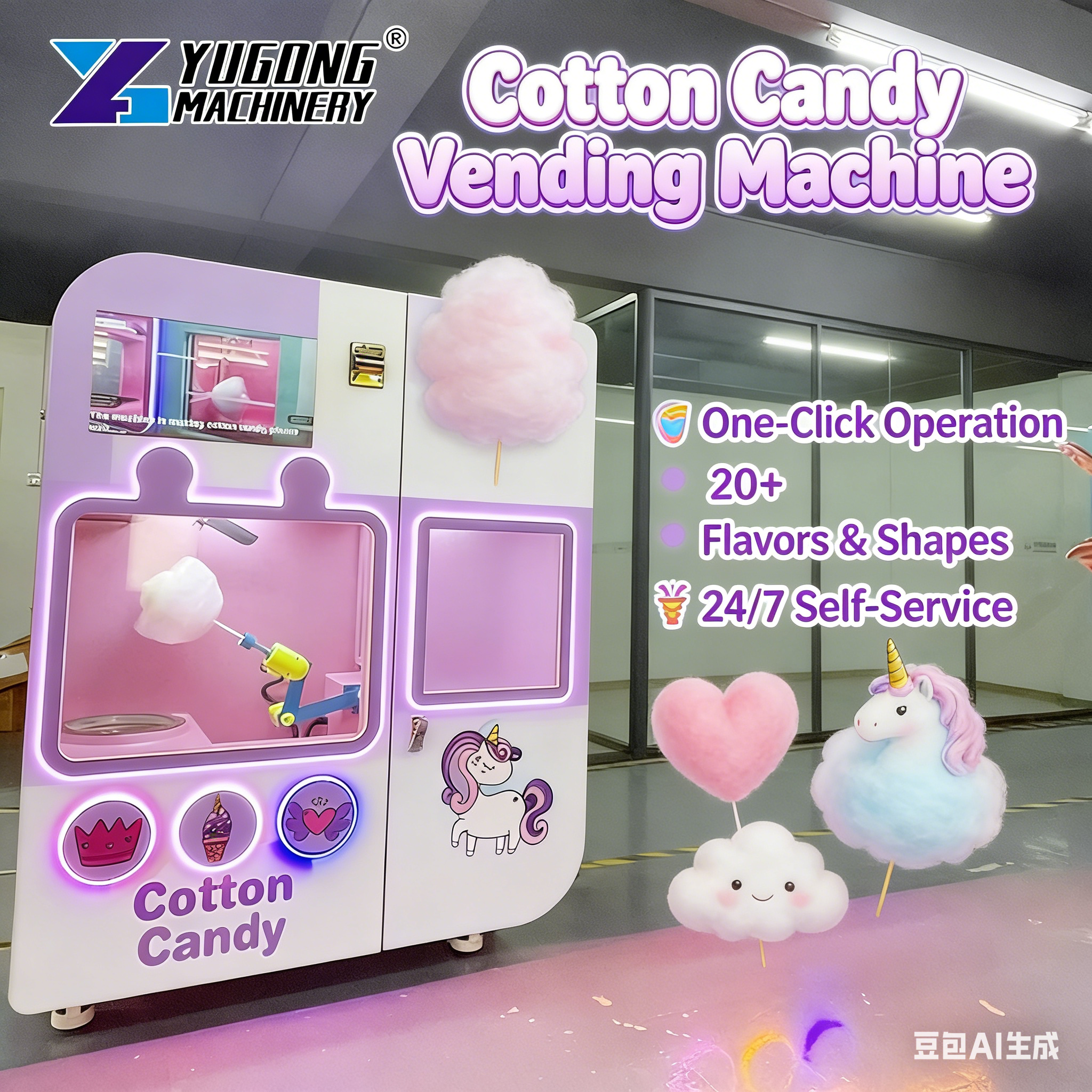 Customized 4 Colors Small Full - Candy Vending Machine review and price