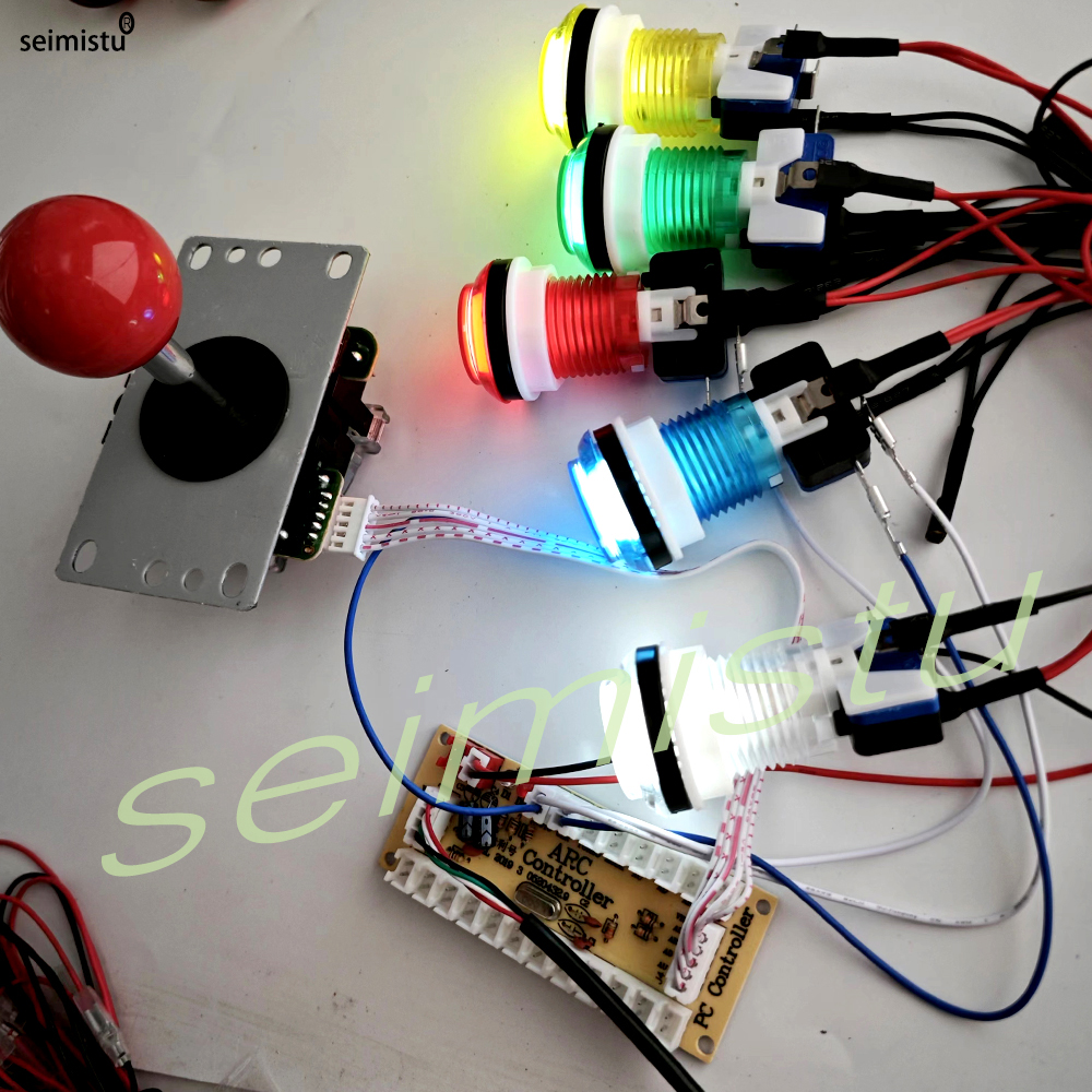 10 pcs LED Arcade Game Push Bu - Arcade Button Pcb review and price