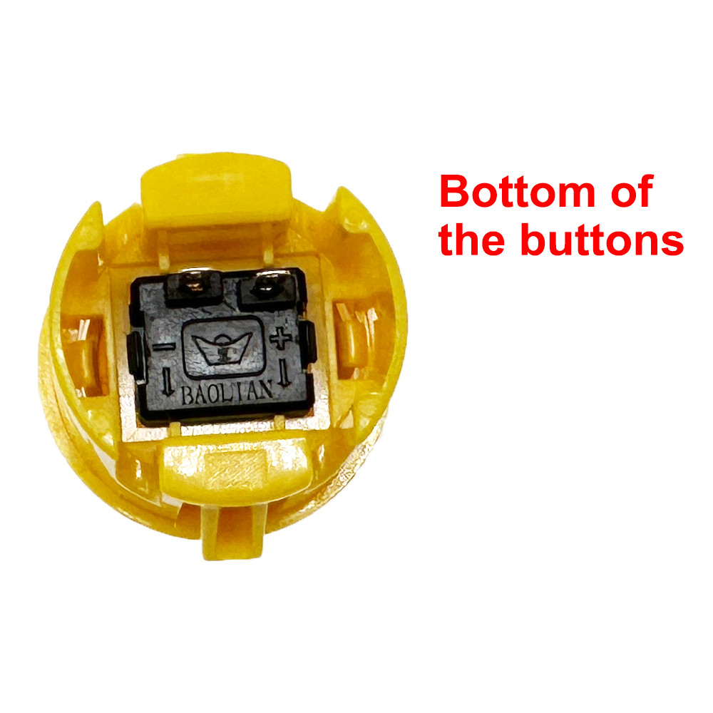 12pcs copy Sanwa Buttons 30mm  - Arcade Wangan Midnight review and price