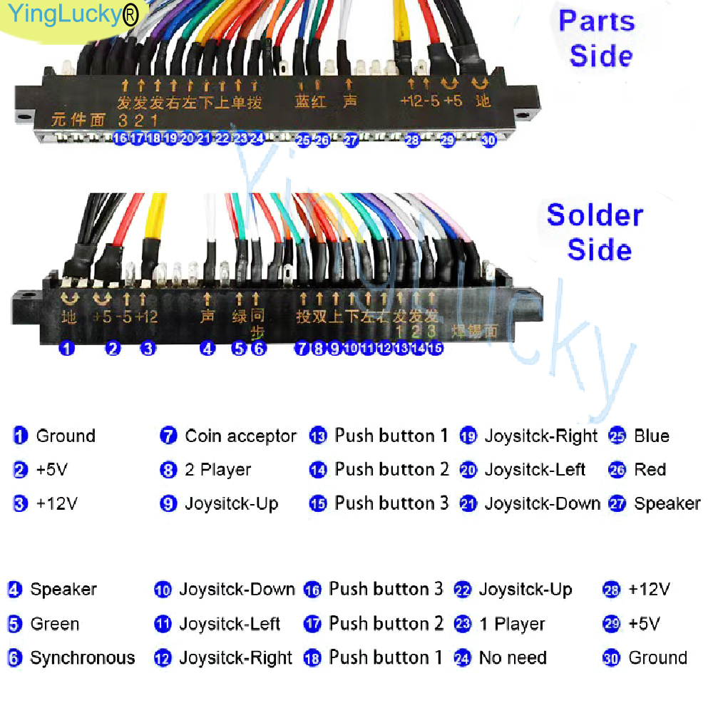 Jamma 28 pin Arcade cable leng - Arcade Game Jackpot review and price