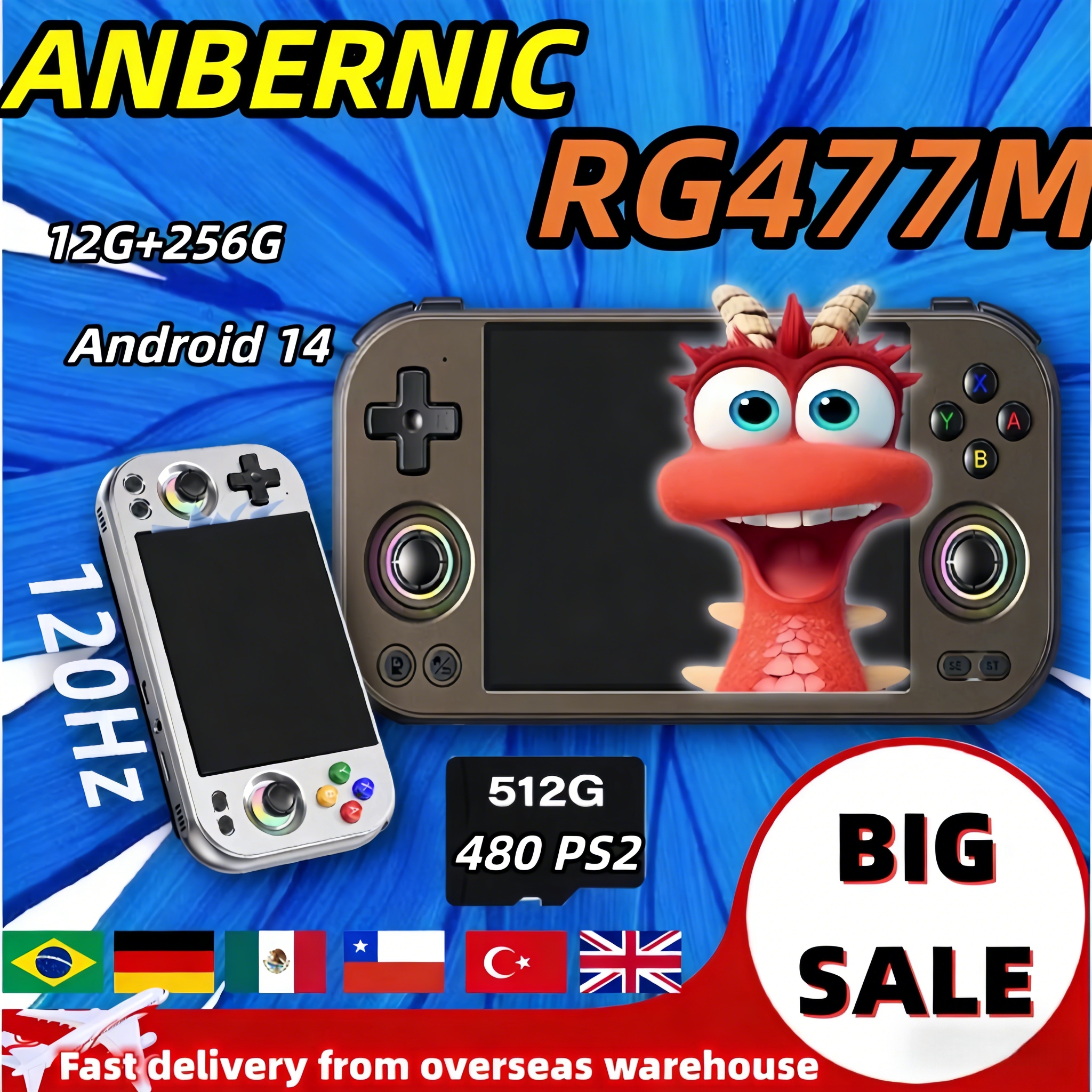 ANBERNIC RG 477M Retro Video G - Arcade Game Jackpot review and price