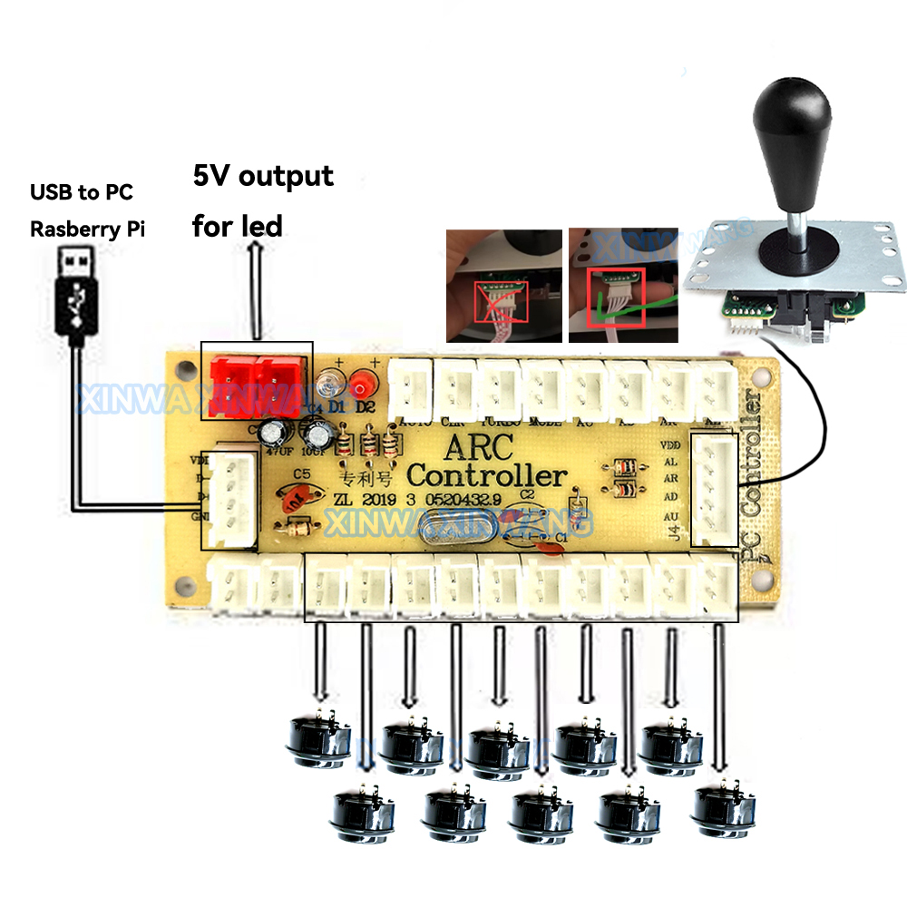 Arcade Joystick Copy SANWA Gam - Arcade Game Jackpot review and price