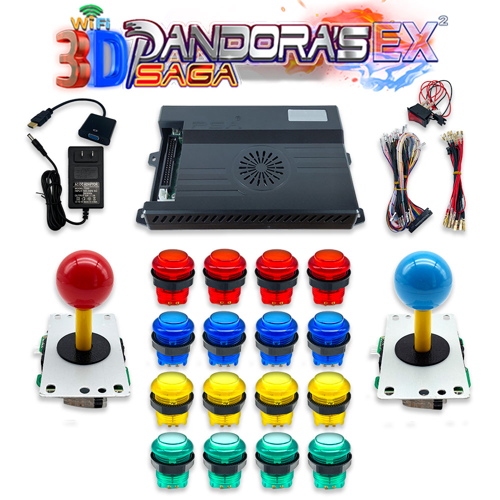 3D WiFi 10888 in 1 Pandora Sag - Trackball Controller Arcade review and price