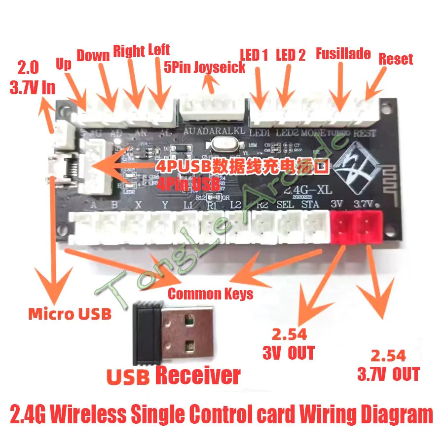 Zero Delay-Wireless USB Encode - Arcade Button Pcb review and price