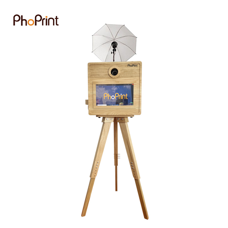 Phoprint Wood Photo Booth Vint - Photo Booth Machine review and price