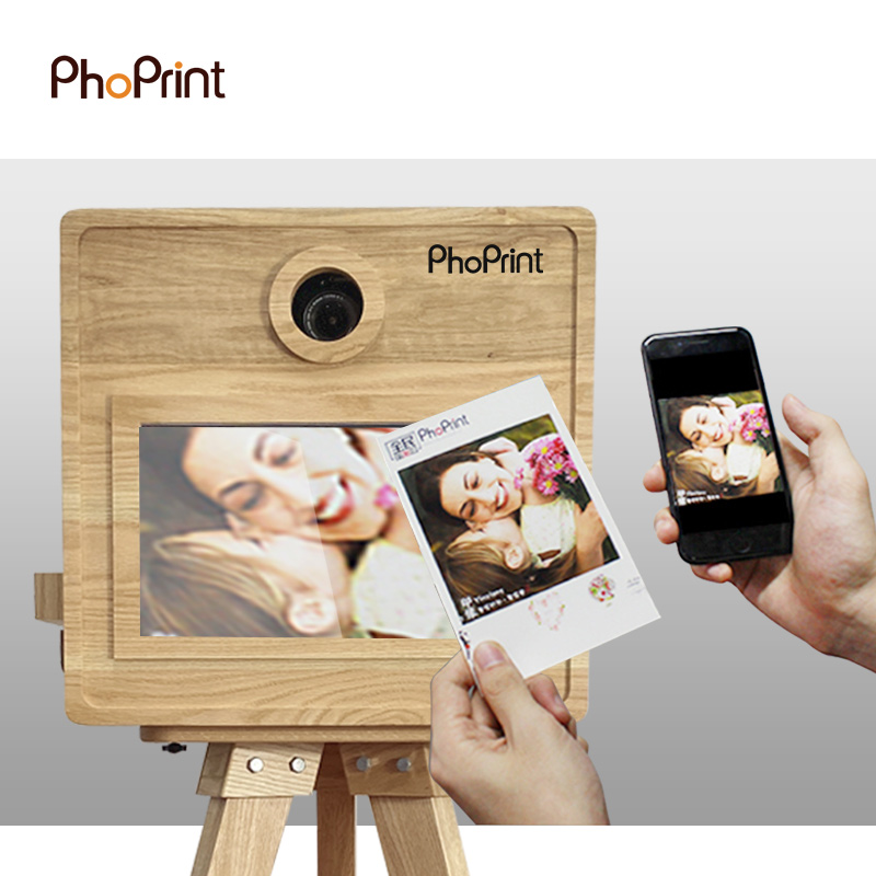 Phoprint Wood Photo Booth Vint - Photo Booth Machine review and price