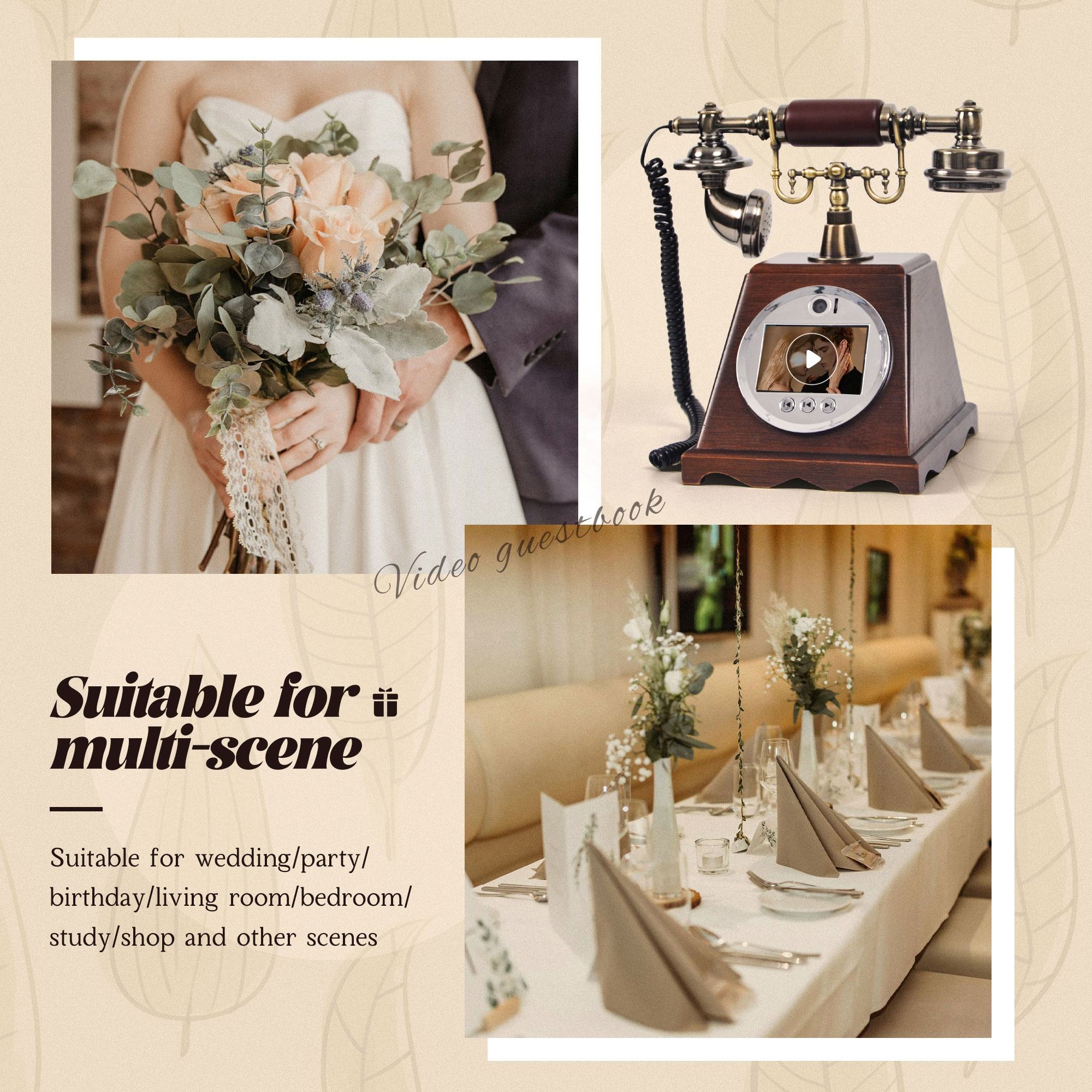 New Arrival Walnut Antique Tel - Photo Booth Machine review and price