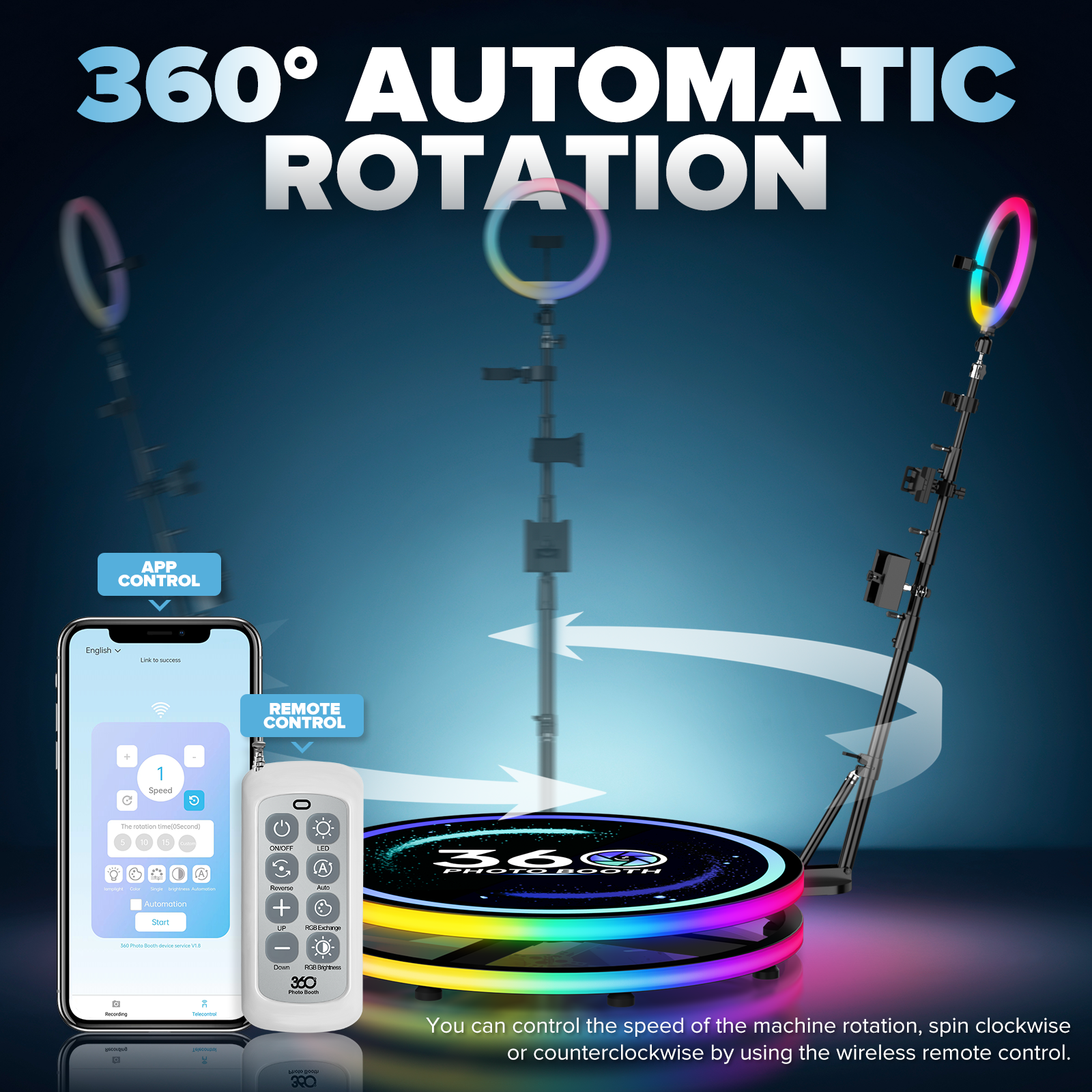 360 Rotating Photo Booth Ring  - Photo Booth Machine review and price