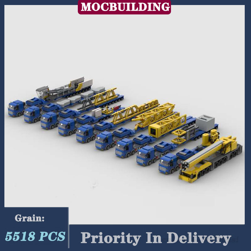 MOC City Construction Site Tow - Claw Crane Machine review and price
